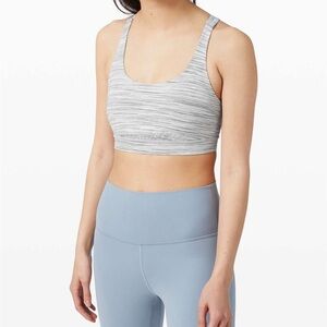 Lululemon Athletica Light Gray Sports Bra